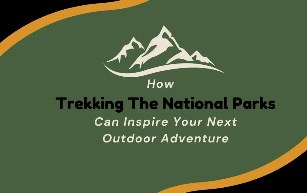 Trekking The National Parks board game with cards and map