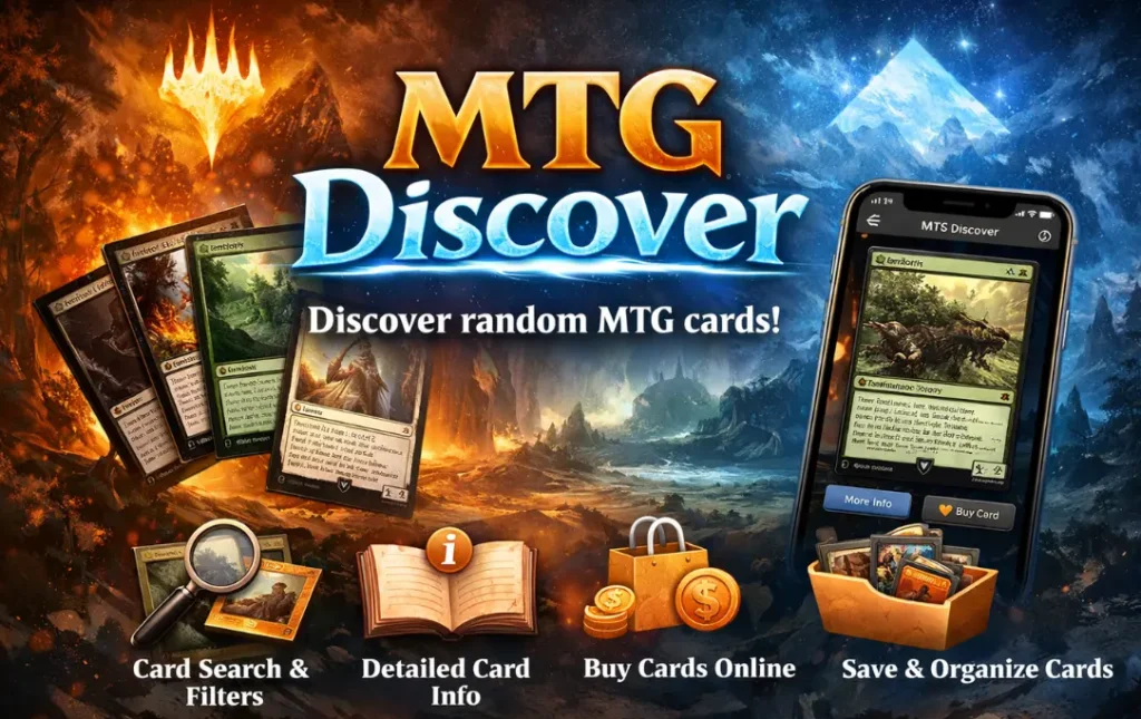 MTG Discover App Review: Explore Random MTG Cards